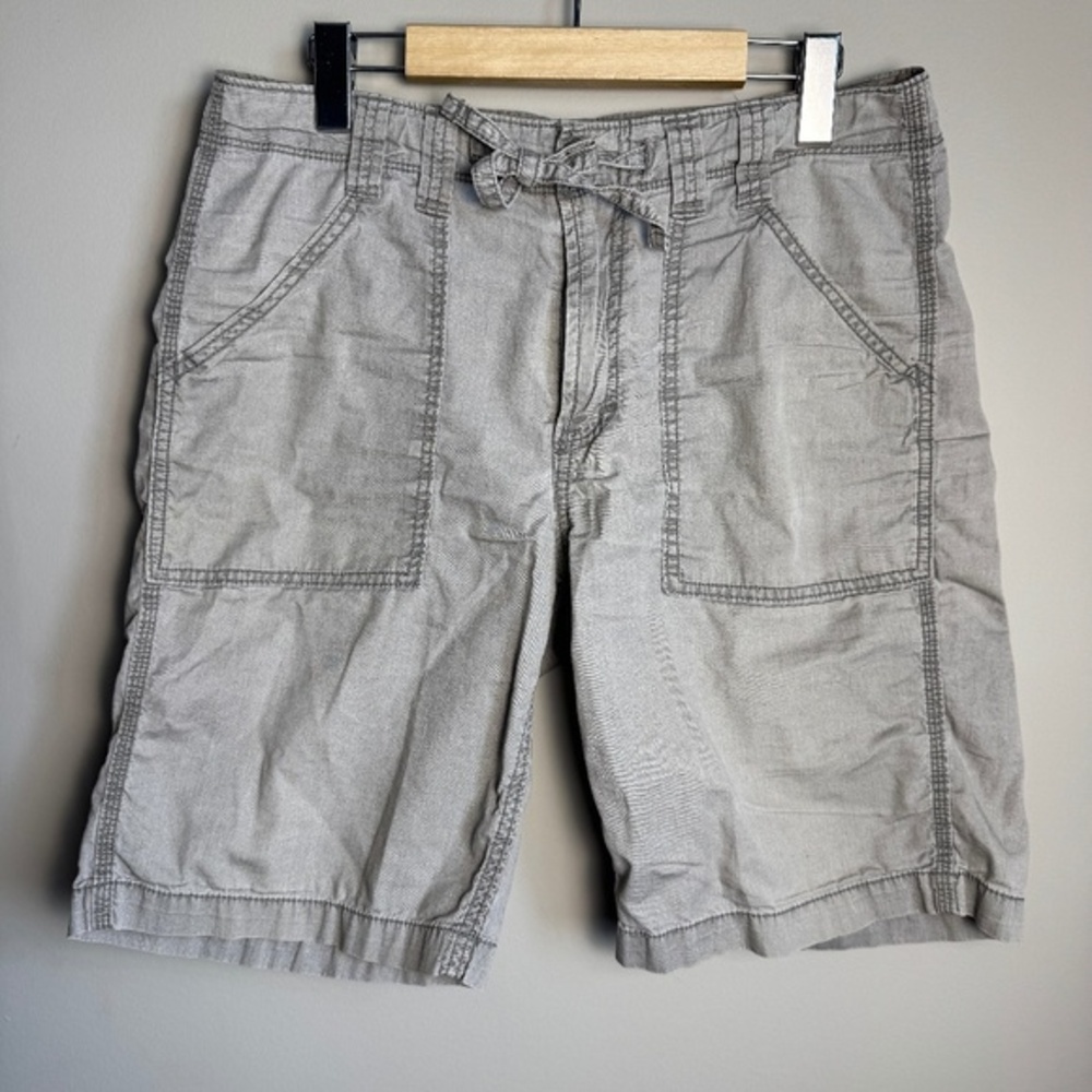 Old Navy Mens‎ Classic Length Utility Porkchop Pocket Cotton Shorts Grey 29
